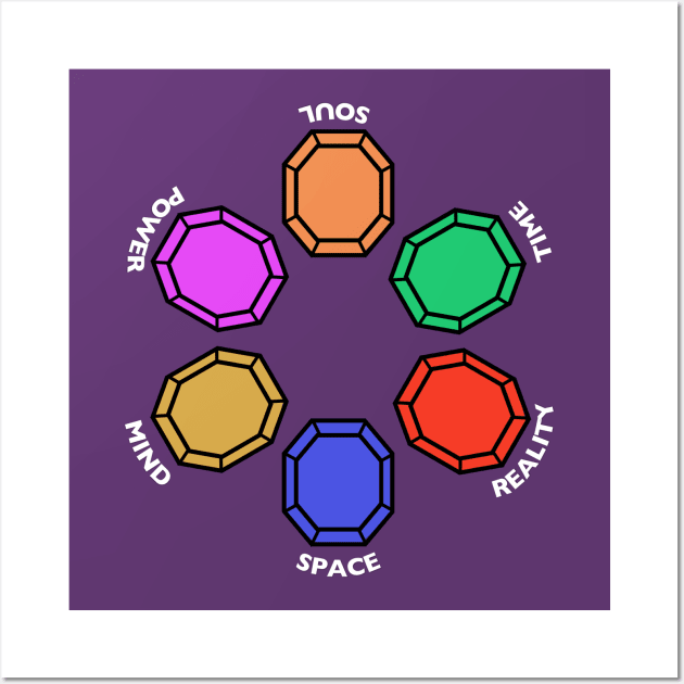 Infinity Stones Wall Art by duchessofdisneyland